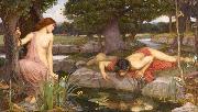 John William Waterhouse E-cho and Narcissus (mk41) oil painting picture wholesale